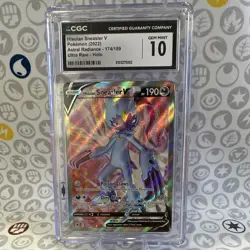 The Pokemon Company Hisuian Sneasler V 174/189 Full Art Holo CGC 10 2022 - Image 1