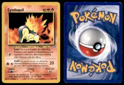 Cyndaquil 56 111 C Neo Genesis Pokemon MP - Image 3