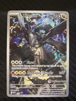 POKEMON ASCENDED HEROES POKEMON CENTER #031 N'S ZEKROM 10-WORTHY! - Image 1