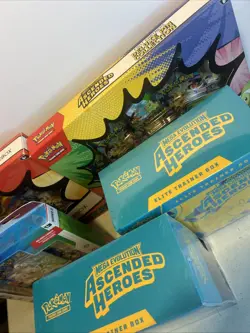 Pokemon Ascended Heroes Etb Tcg Lot Deluxe Mega First Partner - Image 3