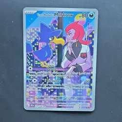 Nintendo Team Rocket's Murkrow 200/182 DRR Basic 80 HP 30 ATK Eng Pokemon TCG - Image 1