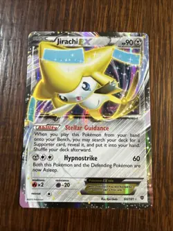 Jirachi EX - 60/101 - Pokemon 2013 Plasma Blast Ultra Rare Holo - LP - Image 2