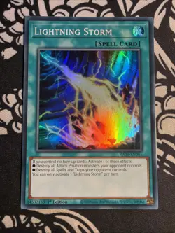 Yu-Gi-Oh! Lightning Storm Super Rare RA01-EN061 English - Image 1