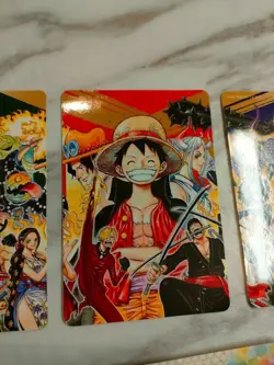 ONE PIECE Natsucomi Double Sticker 2022 Shueisha Japan Set of 3 Eiichiro Oda - Image 3