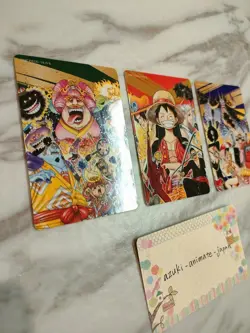 ONE PIECE Natsucomi Double Sticker 2022 Shueisha Japan Set of 3 Eiichiro Oda - Image 5