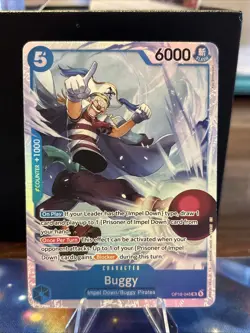 Buggy OP16-048 SR The Time of Battle Foil English One Piece TCG NM - Image 1