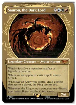 MTG Sauron, the Dark Lord (Showcase) - Universes Beyond: LTR MP English - Image 1