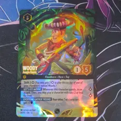 Woody Jungle Guide Disney Lorcana Set Champions Holo Foil - Image 1