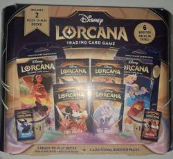 Disney Lorcana: First Chapter Target Bundle Gift Box | 6 Boosters | 1 BOX - Image 1