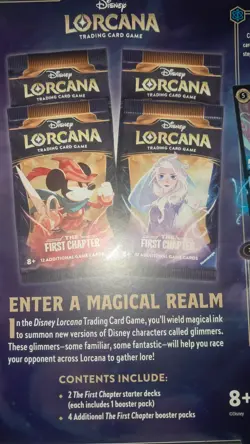 Disney Lorcana: First Chapter Target Bundle Gift Box | 6 Boosters | 1 BOX - Image 2