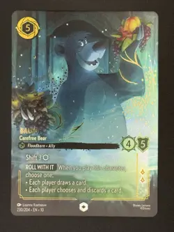 Baloo Carefree Bear 230/204 Enchanted Whispers in the Well NM Disney Lorcana - Image 2