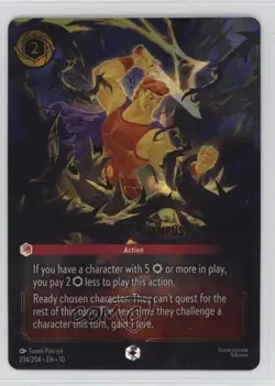 2025 Disney Lorcana - Whispers In The Well 10 Foil Next Stop Olympus #234 - Image 1