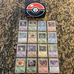 Complete Team Rocket 1st Edition Non Holo Set #18-82 - 65 Pokemon Cards & Box - Image 1