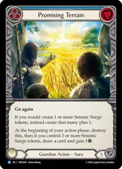 FAB Promising Terrain - Mastery Pack Guardian Card # 045 - Image 1