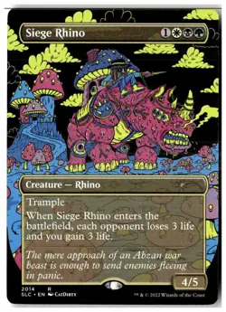 MTG Siege Rhino - Secret Lair: 30th Anniversary Countdown Kit MP English - Image 1
