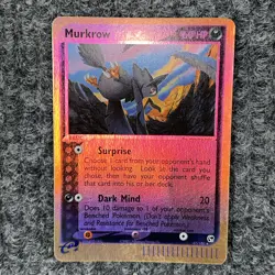 Pokemon TCG Murkrow 47/100 Holofoil MP Card - Image 2