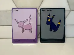 Pokemon Dysfunctional Passholder Pokenots#2 Trading Cards Espy & Emo Kitty - Image 1