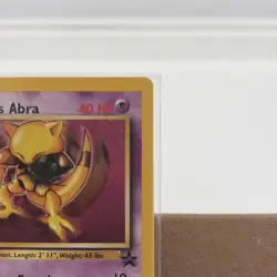 Sabrina's Abra 19 WOTC Black Star Promo Pokemon Card Vintage - Image 5