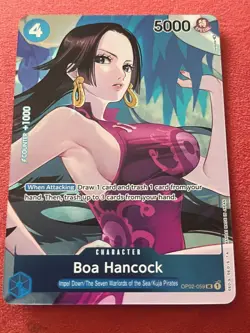 One Piece Card Game Boa Hancock Box Topper Op 02 English Near Mint - Image 1