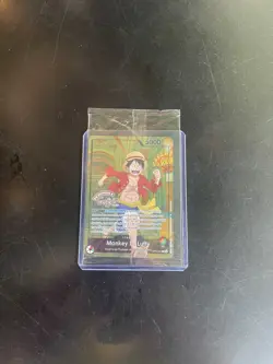 One piece card French Luffy Musee Grevin op13-001 promo sealed official - Image 2