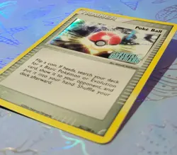 Poke Ball 82/100 Crystal Guardians Reverse Holo Stamped Pokemon Card NM - Image 3