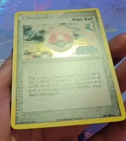 Poke Ball 82/100 Crystal Guardians Reverse Holo Stamped Pokemon Card NM - Image 4