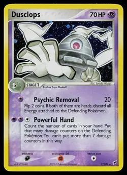 Pokemon Card - Dusclops Deoxys 7/107 Holo Rare - Image 1