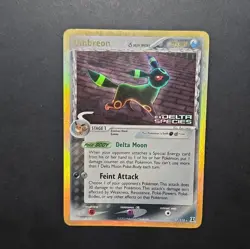Pokemon TCG Umbreon Delta Species Holo Rare Card 17/113. Slightly Damaged - Image 1