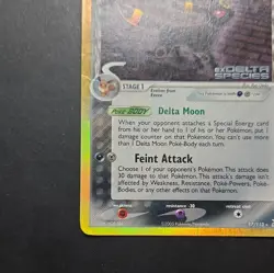 Pokemon TCG Umbreon Delta Species Holo Rare Card 17/113. Slightly Damaged - Image 5