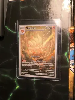Ninetails Illustration Rare 199/197 Obsidian Flames Pokemon Card MIND ITA🇮🇹 - Image 1