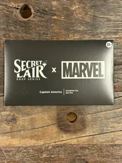 Magic The Gathering: Secret Lair x Marvel Rainbow Foil Edition - Captain America - Image 1