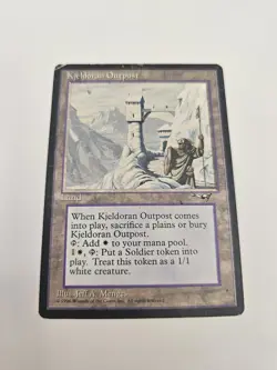 KJELDORAN OUTPOST Alliances MTG Land Soldier RARE - Image 1