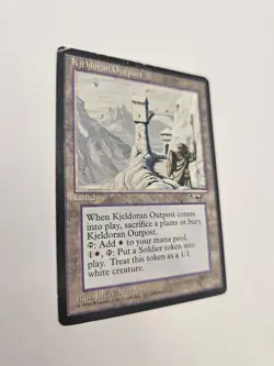 KJELDORAN OUTPOST Alliances MTG Land Soldier RARE - Image 2