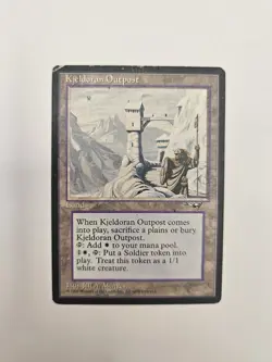 KJELDORAN OUTPOST Alliances MTG Land Soldier RARE - Image 5