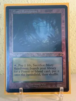 Misty Rainforest Modern Horizons 2 Rare Foil Retro Land 438 English Shelly Wan - Image 1