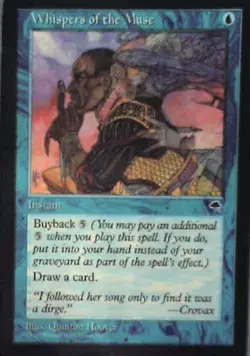 Whispers of the Muse - Tempest: #103, Magic: The Gathering Mp R37 - Image 1