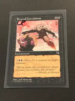 Tempest Fevered Convulsions MTG Magic the Gathering LP - Image 1