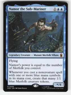 Magic: The Gathering NAMOR THE SUB-MARINER 69 Marvel Super Heroes NM - Image 1