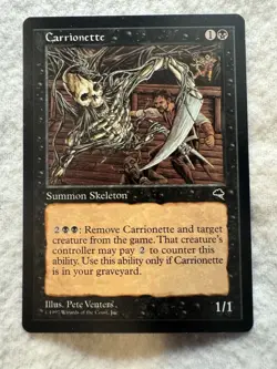 MTG - Carrionette - Never Played! - Tempest - NM+ - Rare - EN - Regular - Image 1