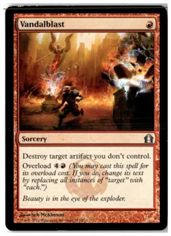 MTG Vandalblast - Return to Ravnica Moderately Played English - Image 1