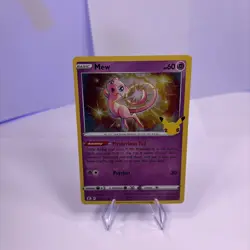 Pokemon Mew Holo Rare TCG Card 11/25 Celebrations 25th Anniversary Edition - Image 1