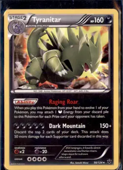 Pokemon Tyranitar 56/124 Fates Collide Holo - Image 1