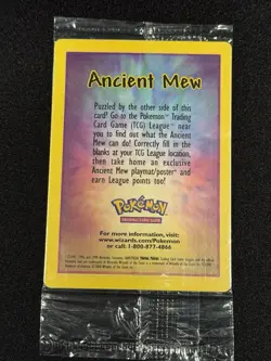 The Pokemon Company Ancient Mew Promo Holo #1 English 2000 30 HP Pokemon TCG - Image 1