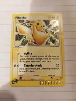 Pikachu Black Star eReader Promo Pokemon Card 012 2003 - Image 2