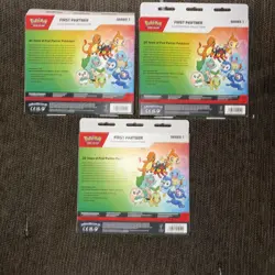 3x First Partner Illustration Collection Series 1 Boxes: Pokemon - New & Sealed - Image 2