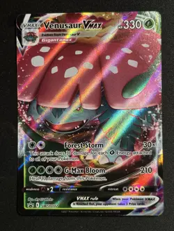 Venusaur VMAX 330 HP SWSH102 SWSH Sword & Shield Promo Full Art Holo EN - Image 1
