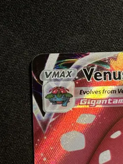 Venusaur VMAX 330 HP SWSH102 SWSH Sword & Shield Promo Full Art Holo EN - Image 2