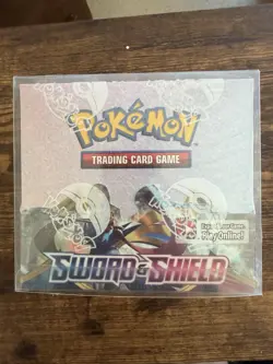Pokemon Sword and Shield Base Set Booster Box Brand New Sealed w/ Protector - Image 1