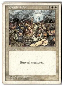 MTG Wrath of God - Fifth Edition Heavily Played English - Image 1
