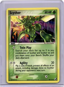 Pokemon Scyther Uncommon Unseen Forces 46/115 LP - Image 1